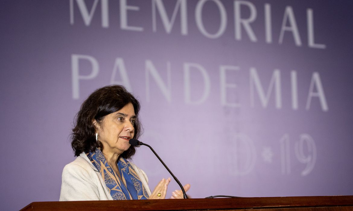 Brasília, DF 11/03/2024 . A ministra da Saúde, Nisia Trindade, participa da abertura do Seminário para Concepção e Criação do Memorial da Pandemia da Covid-19 Foto: Fabio Rodrigues-Pozzebom/ Agência Brasil