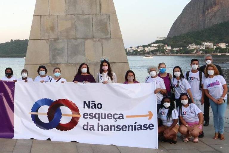 Ato do Movimento de Reintegração das Pessoas Atingidas pela Hanseníase no Rio: Brasil é o segundo maior foco da doença no mundo