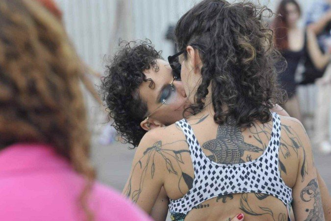 Bloco Rebu celebra a diversidade e o respeito - (crédito: Minervino Júnior/CB/D.A Press)