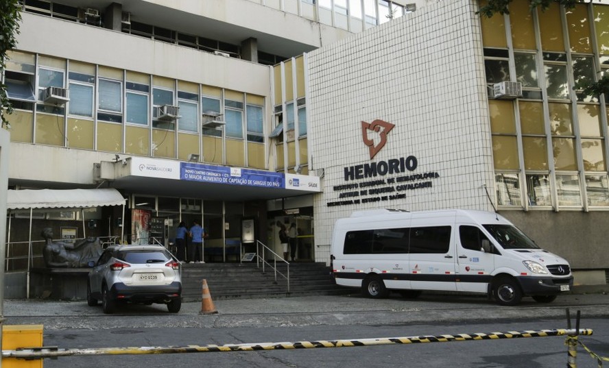 A sede do Hemorio no Centro do Rio