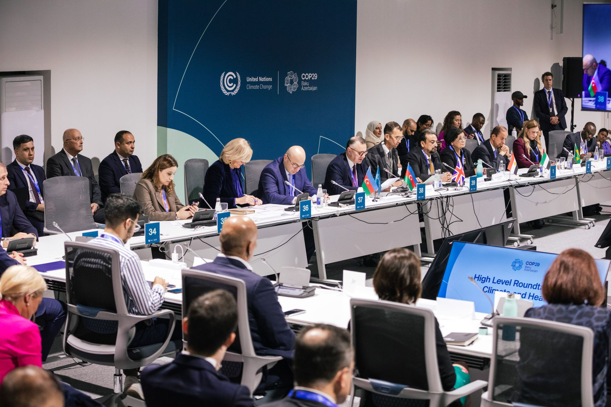 Evento da Forecasting Healthy Futures Global Summit em Baku, Azerbaijão, em 2024