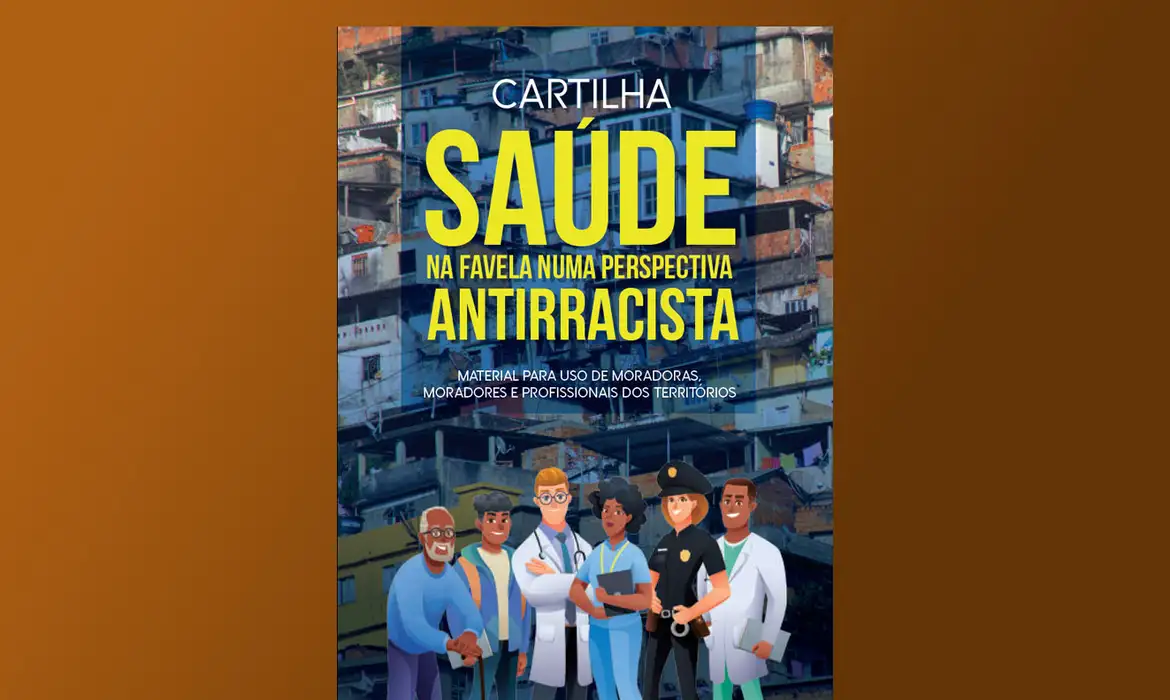 Cartilha da Fiocruz sobre saúde em favela em uma perspectiva antirracista. Arte: Fiocruz