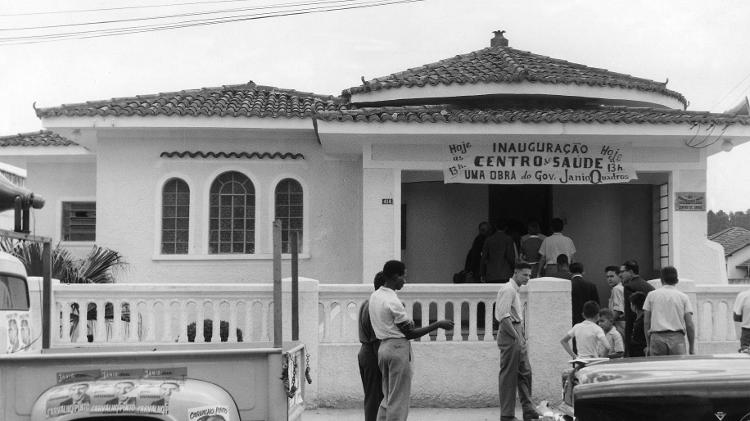 Inauguração de posto de saúde no bairro da Vila Maria, em São Paulo, na década de 1950