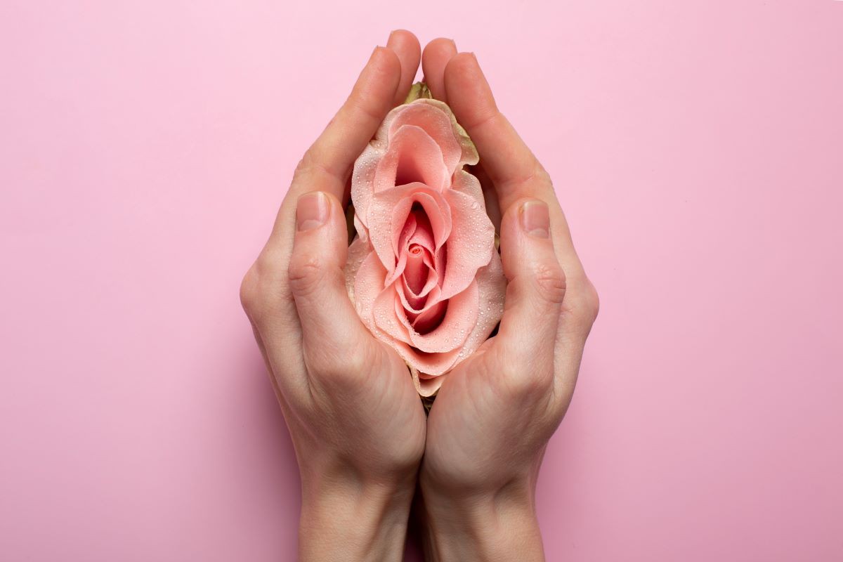 Na Sexologia Somática enxergamos a vergonha do próprio corpo — e especialmente da vulva — como um dos bloqueios mais profundos para a experiência plena do prazer