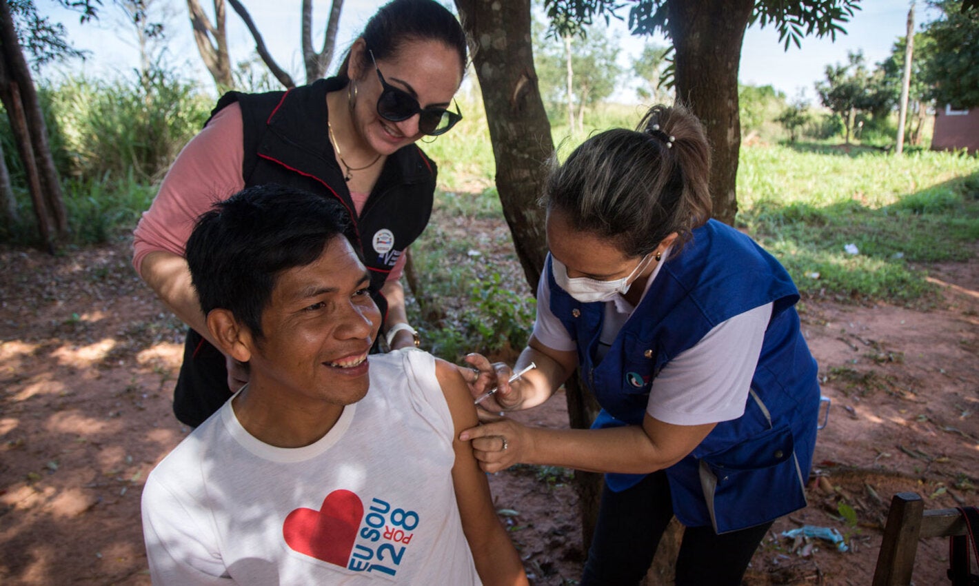 Profissionais de saúde visitam áreas remotas