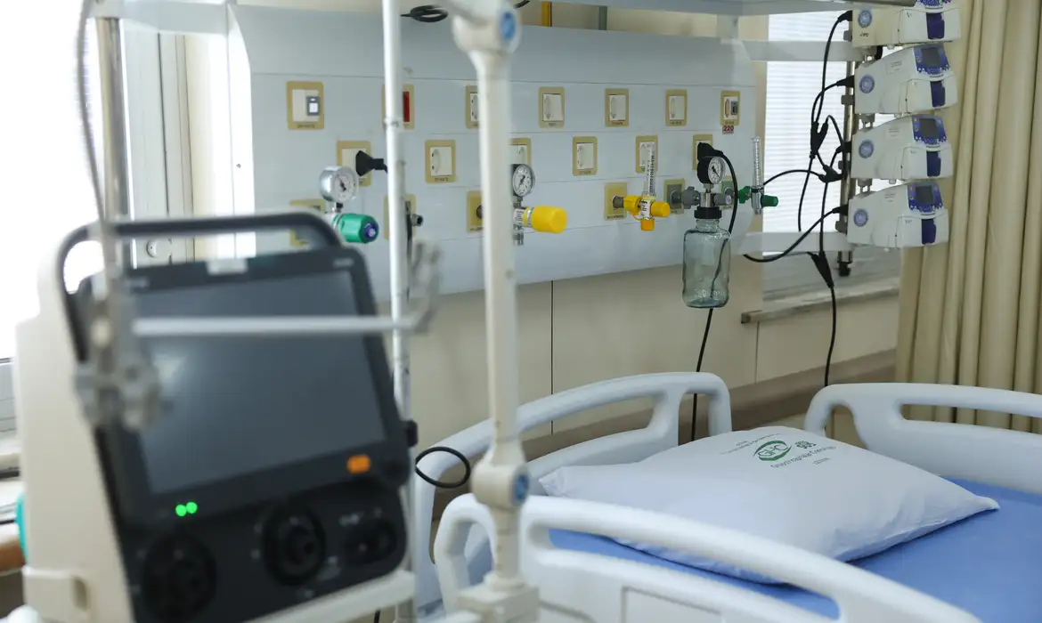 Rio de Janeiro (RJ), 17/01/2025 – Leitos no Hospital Federal de Bonsucesso, na zona norte do Rio de Janeiro. Foto: Tomaz Silva/Agência Brasil