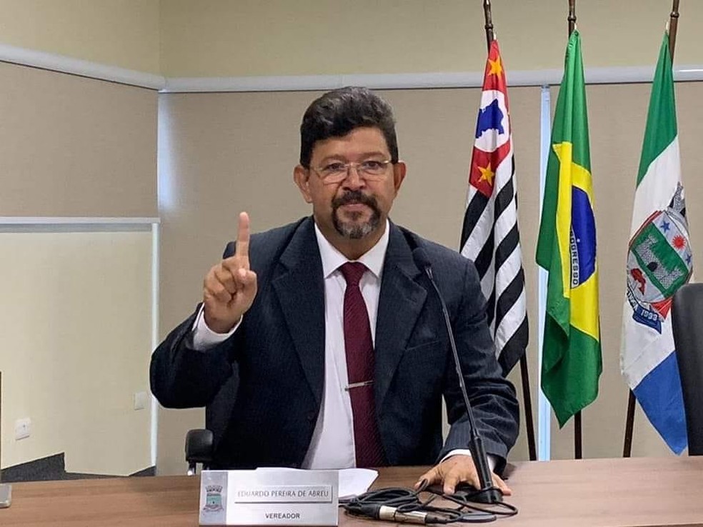 Vereador Eduardo Pereira (PSD) — Foto: Reprodução/Redes Sociais