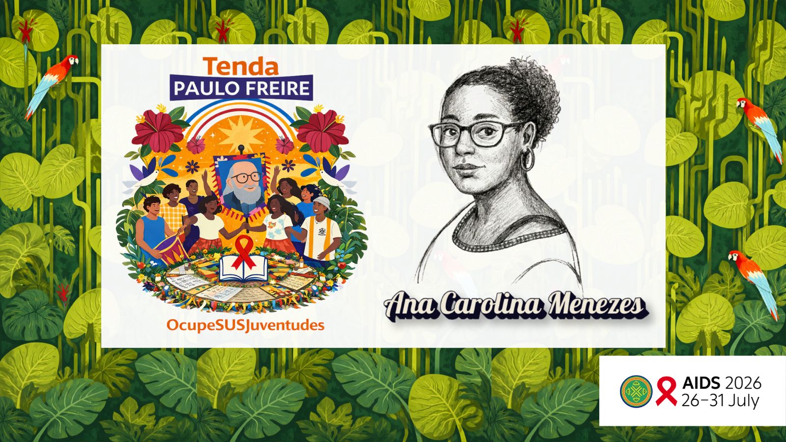 Tenda Paulo Freire na Aids 2026 mobiliza juventudes e propõe espaço de educação popular em saúde no Riocentro