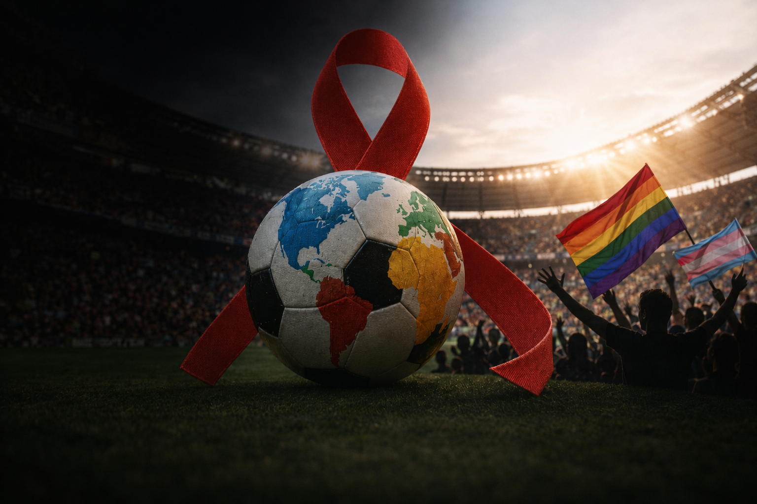 Entre gols e silêncios: exposição no Camarote Solidário leva a luta contra a aids para o centro da Copa do Mundo