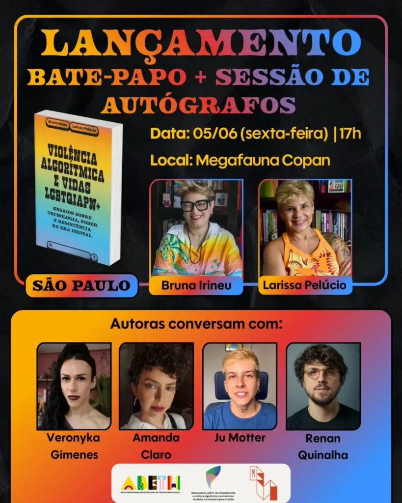 Livro debate como redes sociais silenciam vidas LGBTQIAPN+