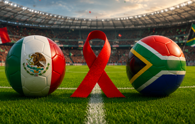 México e África do Sul abrem a Copa do Mundo com desafios persistentes na prevenção e no controle do HIV