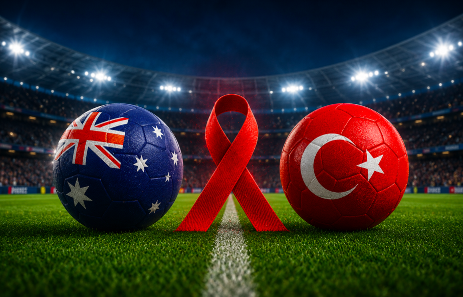 Copa 2026: Austrália se aproxima de zerar transmissões de HIV; Turquia registra alta de 50% nos novos casos
