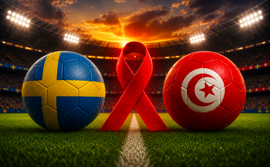 Suécia chega à Copa como referência mundial no combate ao HIV; Tunísia tenta frear avanço dos casos
