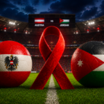 Da volta austríaca à estreia jordaniana: duas histórias de Copa, dois caminhos no enfrentamento ao HIV