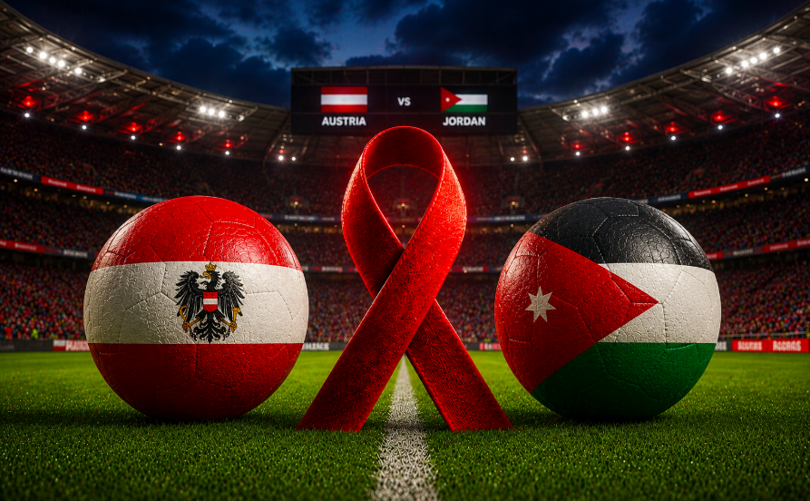 Da volta austríaca à estreia jordaniana: duas histórias de Copa, dois caminhos no enfrentamento ao HIV