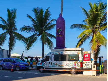Em Ipanema, esporte e prevenção se unem contra o estigma do HIV em ação liderada pelo Instituto Cultural Barong